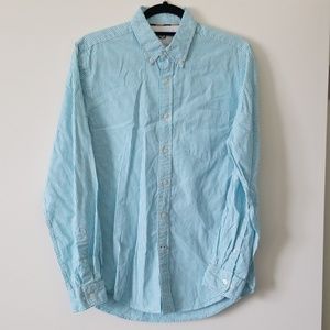 Club Room Blue Striped Button Down - Small